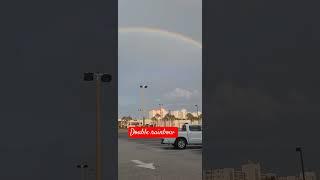 Double rainbow #rain #rainbow #Florida #travel