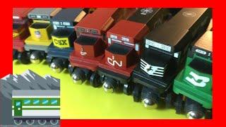 HD Compilation unpack 7 different Whittle Shortline Wooden Trains (03308 z multi)