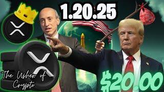 XRP : Gary Ginsler resigns & activates market FOMO! 1.20.25 is when XRP & crypto explodes! $20 XRP