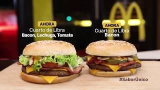 Nuevos Cuarto de Libra Bacon y Bacon, Tomate, Lechuga... Ven y disfrútalos #Ahora