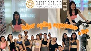 Indoor cycling experience with ELECTRIC STUDIO + first timer tips!! | Brittnee Que