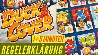 Duck & Cover Regeln Anleitung Erklärung Regelvideo Kartenspiel