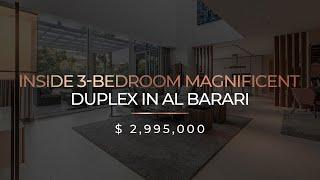 INSIDE 3-BEDROOM MAGNIFICENT DUPLEX IN AL BARARI | AX CAPITAL