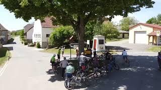 Radtour von Burgbernheim nach Gallmersgarten zum Jubiläum der LAG Aischgrund