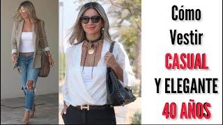 MODA 2022 PARA MUJER / LOOKS ELEGANTES EN TENDENCIA MUJERES 40 AÑOS ️