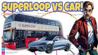 Superloop VS Car: Epic London Challenge | Full Route Comparison!