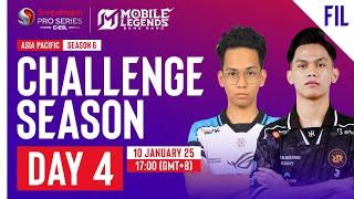  [FIL] AP Mobile Legends: Bang Bang | Snapdragon Mobile Challenge Season | Season 6 | Day 4