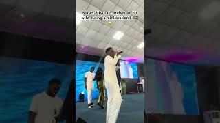 Moses Bliss rain praises on his wife during a ministration  #mosesbliss #nigeriamusic