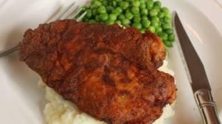 Honey-Brined Southern Fried Chicken Breasts - Lower Fat Fried Chicken Breast Recipe