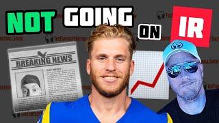 BREAKING: Cooper Kupp NOT going on IR; Week 3 News: JJ, St. Brown, Nico, Love, Deebo