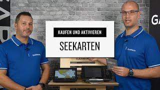 Garmin Seekarten: Kartenmaterial wählen, Karten auf Kartenplotter übertragen, aktivieren und mehr