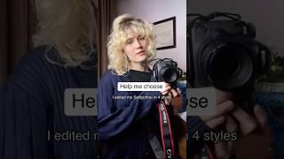 Which one? Follow 4 photo tips #photography #selfportrait #photoediting #editingphotos #shorts