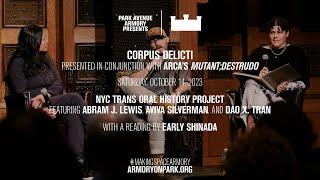 Corpus Delicti—NYC Trans Oral History Project | Making Space at the Armory