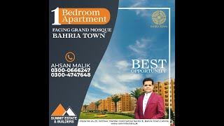 1 bed Apartment In Bahria Town Facing Grand Jamia Mosque