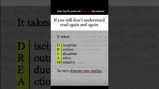 Turn dream into reality #motivation #inspiration #reality #success #discipline #hardwork