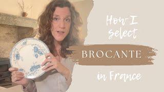 How I select brocante items in France