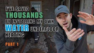 DIY Water Underfloor Heating - Part 1