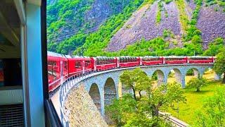  World's Most Scenic Railway in Switzerland | Swiss Train Ride in Canton Uri | Travel Vlog