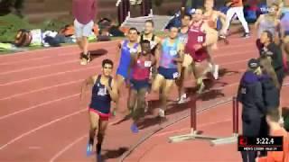 Carlos Villarreal Drops Huge Kick To Win 1500m | Four Frosh 3:41 Or Faster