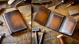 Making A Leather Trifold Wallet - Leather Craft