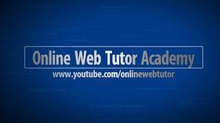 Online Web Tutor Academy - Channel Trailer