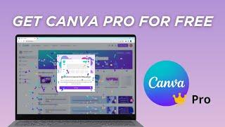 How To Get Canva Pro for FREE with Student Email | 100% Working