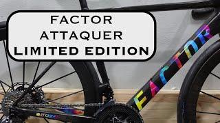 18K Factor Attaquer Limited Edition, Lightweight, Thm ,Ceramicspeed, Sram Etap Axs #factorbike