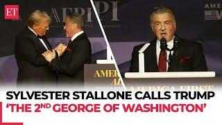 Sylvester Stallone hails Donald Trump, calls him ‘the second George of Washington’ at Mar-a-Lago