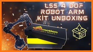 Lynxmotion LSS 4 DoF Robotic Arm Kit Unboxing