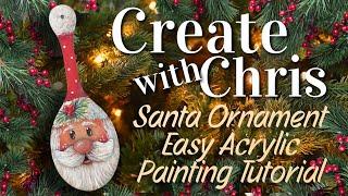 Create with Chris - Spoonful of Christmas Santa