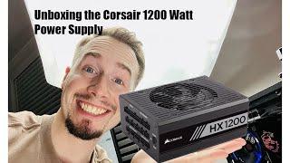 Unboxing Corsair HX Series, HX1200, 1200 Watt, Fully Modular Power Supply CP-9020140-NA