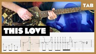 Pantera - This Love - Guitar Tab | Lesson | Cover | Tutorial | 1/2 step down