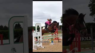 Ivy has a confidence knock #horse #equestrian #pony #horsegirl #horseriding #showjumping #jump