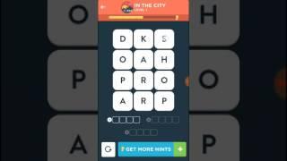 Wordbrain 2 Expert In The City Level 1-5 Answers Walkthrough