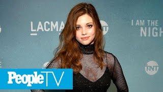 India Eisley Says Chris Pine Tried To Make Her Giggle While Taping 'I Am The Night' | PeopleTV