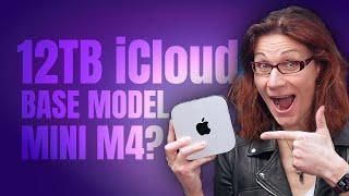 12TB iCloud Drive on BASE M4 Mac Mini? No Problem!