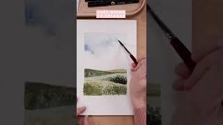 How to Paint a Sky! Watercolor Painting Technique #watercolor #watercolorpainting #2023 #painting