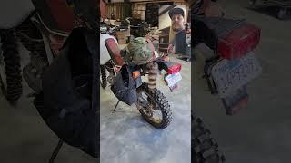 The XR650l baja build start now!