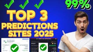 BEST 3 FOOTBALL PREDICTIONS SITES IN ( 2025 ) & HOW TO WIN WITH THEM #bettingstrategy
