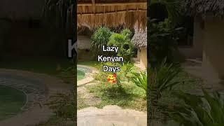 Guilt free lazy days - perks of full-time travel  #fulltimetravel #kenyatravel #africatrip