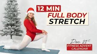 FULL BODY STRETCH IN 12 MINS | Winter Solstice Flow