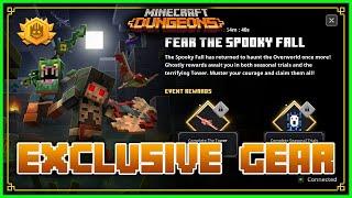 Minecraft Dungeons: Spooky Fall Event 2022 ALL EXCLUSIVE GEAR And How To Get Them