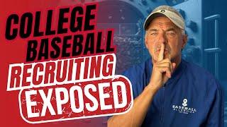 College Baseball Recruiting Expert Reveals Shocking Truth About College Baseball Recruiting!