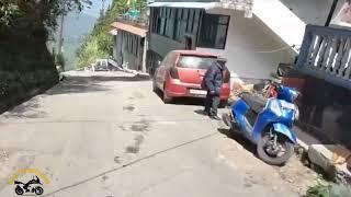 Rock Garden Darjeeling || Dangerous Road Sharp Turning || Sharp Turns || 160CC Bike ||