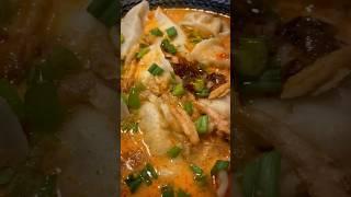 Red Thai Curry Wonton Soup #asianmeals #wontonsoup #curryrecipe