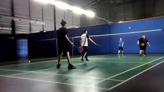 FRIENDLY MATCH NEL/DYLAN VS IAN/DIV BADMINTON [HD 60FPS]