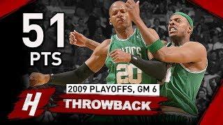 Ray Allen CRAZY Full Game 6 Highlights vs Bulls 2009 NBA Playoffs - 51 Points, 9 Threes!