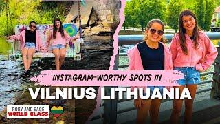 Instagram Worthy Spots in Vilnius Lithuania!| Travel Vlog| Rory and Sage World Class Ep.106