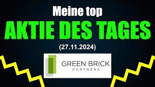 Günstige Immobilien Aktie des Tages: Green Brick Partners | GRBK Hausbau Aktie USA