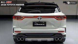 Новый 2026 Toyota Harrier открылся - внедорожник с отличным комфортом вождения!